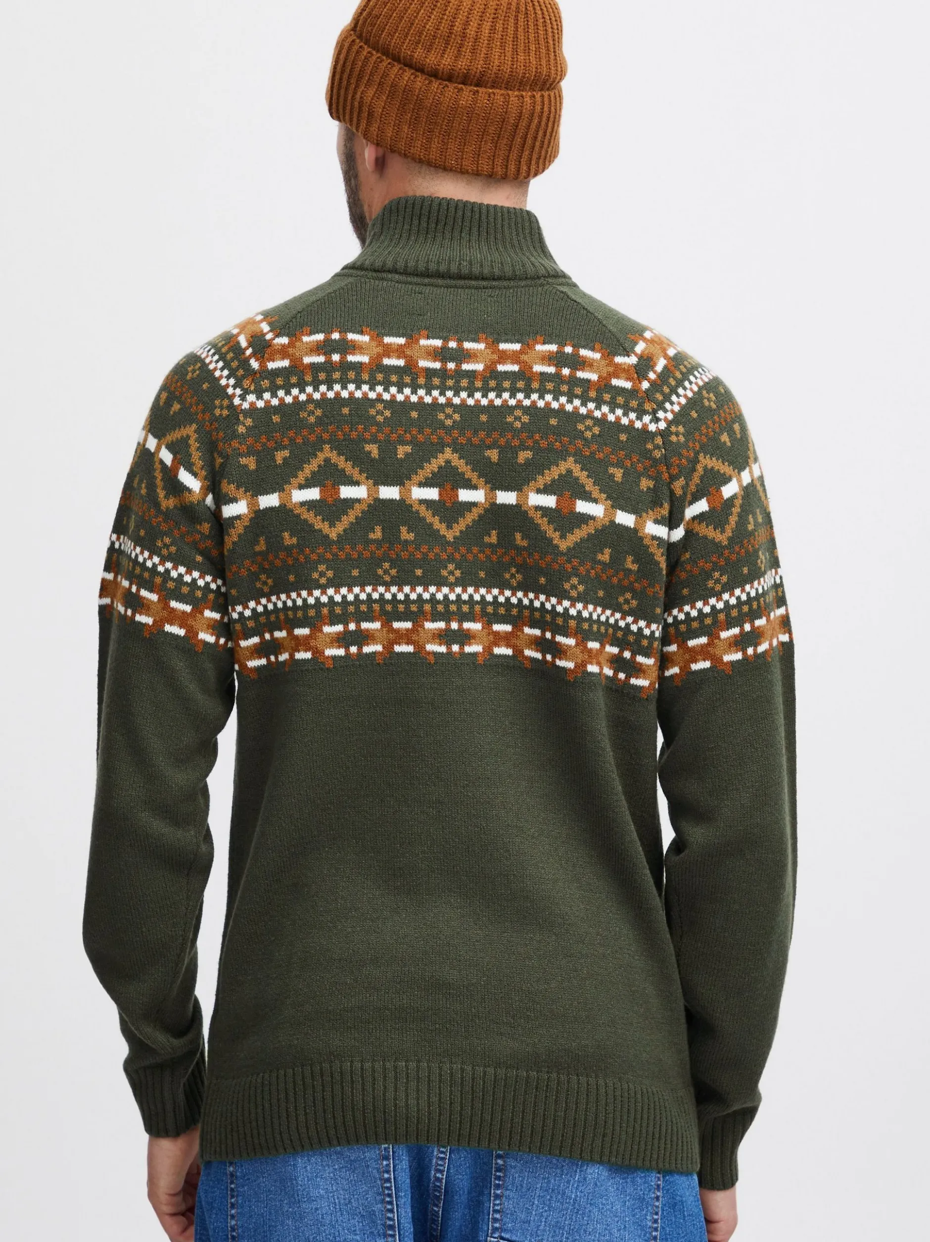 BLEND Herren Weihnachtspullover - BHNilo in grün