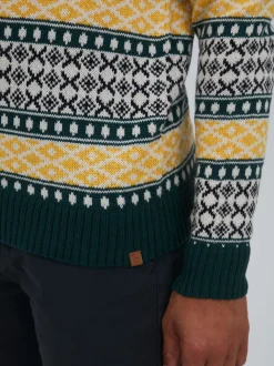 BLEND Herren Weihnachtspullover - BHTjorben in grün
