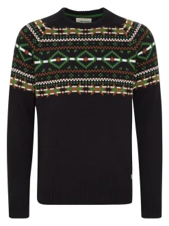 BLEND Herren Weihnachtspullover - BHNilas in schwarz