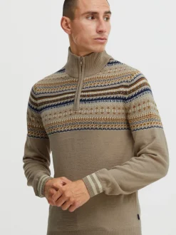 BLEND Herren Weihnachtspullover - BHGrote in beige