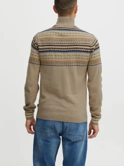 BLEND Herren Weihnachtspullover - BHGrote in beige