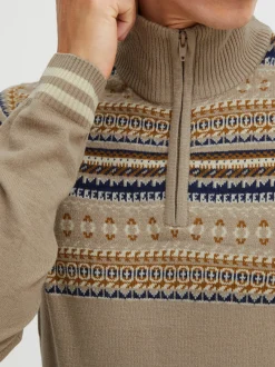 BLEND Herren Weihnachtspullover - BHGrote in beige