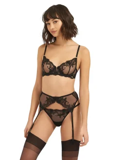 Bluebella Damen Strumpfhalter - Marseille in schwarz