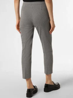 BOSS Damen Hose - Tilunara in schwarz weiß