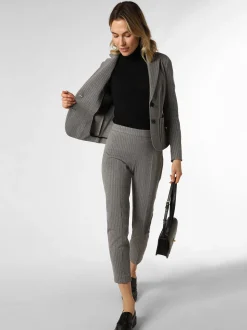 BOSS Damen Hose - Tilunara in schwarz weiß