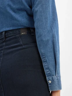 BOSS Damen Jeansrock - Semaire in dark stone