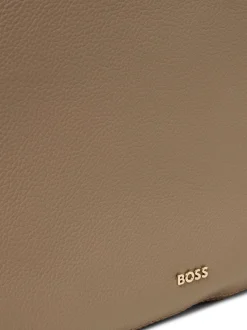 BOSS Damen Ledertasche - Lenah in taupe