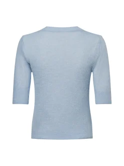 BOSS Damen Strickpullover - Fusionana in hellblau