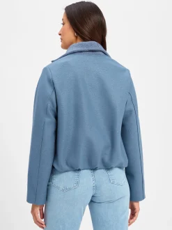 BOSS Damen Winterjacke aus Schurwolle - Cundalini in petrol