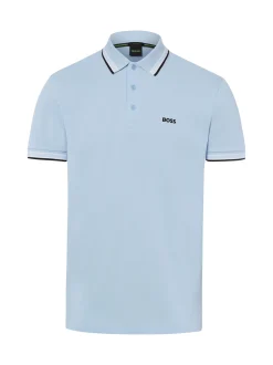 BOSS Green Herren Poloshirt - Paddy in hellblau