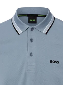 BOSS Green Herren Poloshirt - Paddy in hellblau