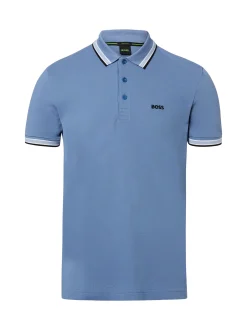 BOSS Green Herren Poloshirt - Paddy in hellblau