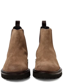 BOSS Herren Chelsea Boots aus Leder - Julyo in taupe