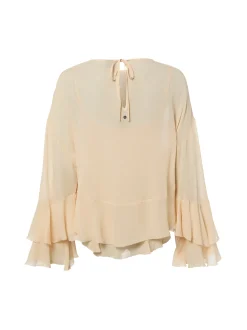 BOSS Orange Damen Blusenshirt - Bleja in beige