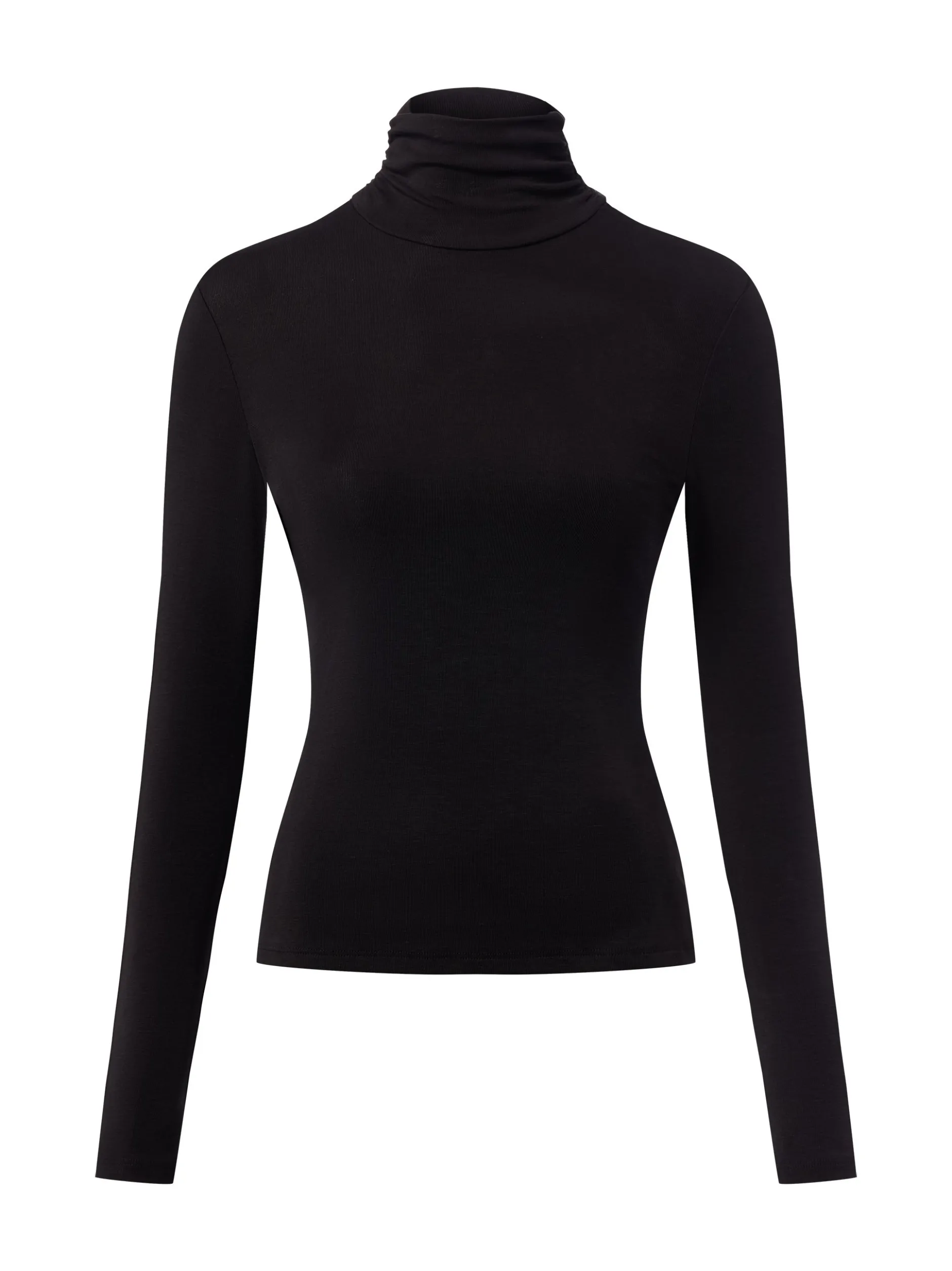 BOSS Orange Damen Langarmshirt - Eliana in schwarz
