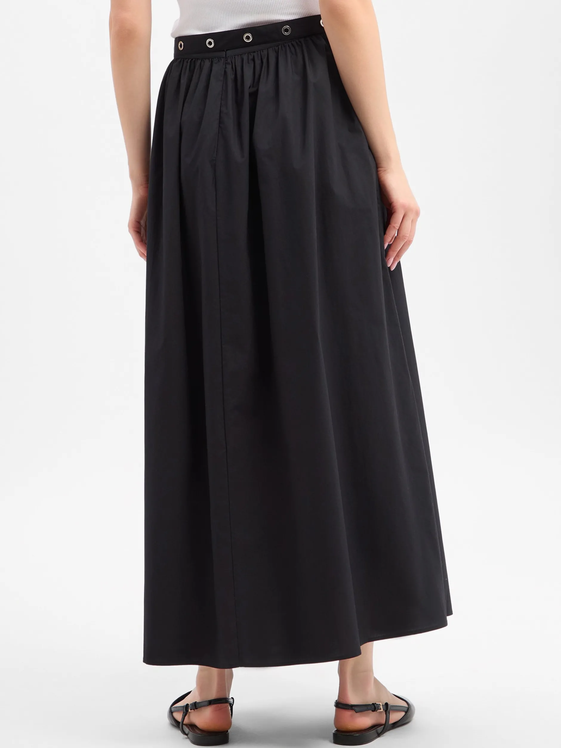 BOSS Orange Damen Maxirock - Vidol in schwarz