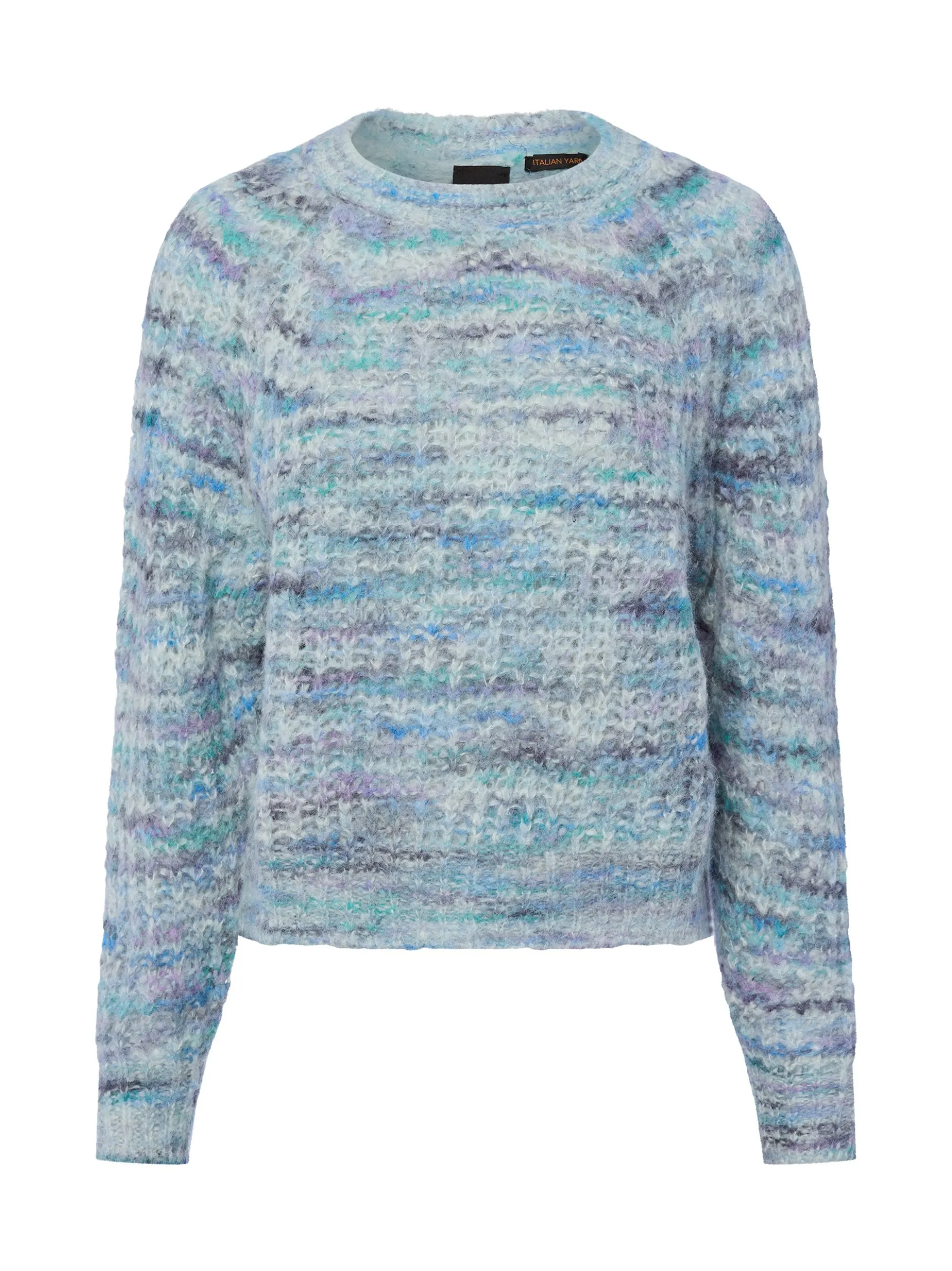 BOSS Orange Damen Pullover mit Alpaka-Anteil - Fiambella in aqua mehrfarbig