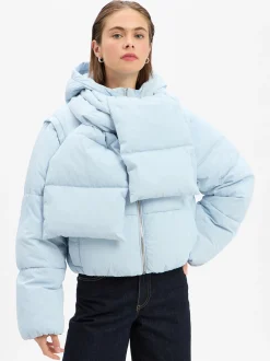 BOSS Orange Damen Steppjacke - Polaia in hellblau