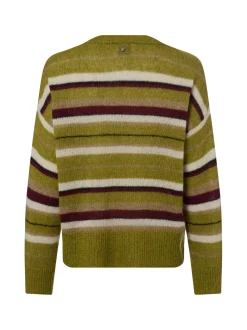 BOSS Orange Damen Strickpullover - Fraiesy in erbse mehrfarbig
