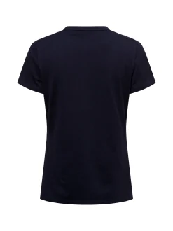 BOSS Orange Damen T-Shirt - C_Elogo_5-s in marine