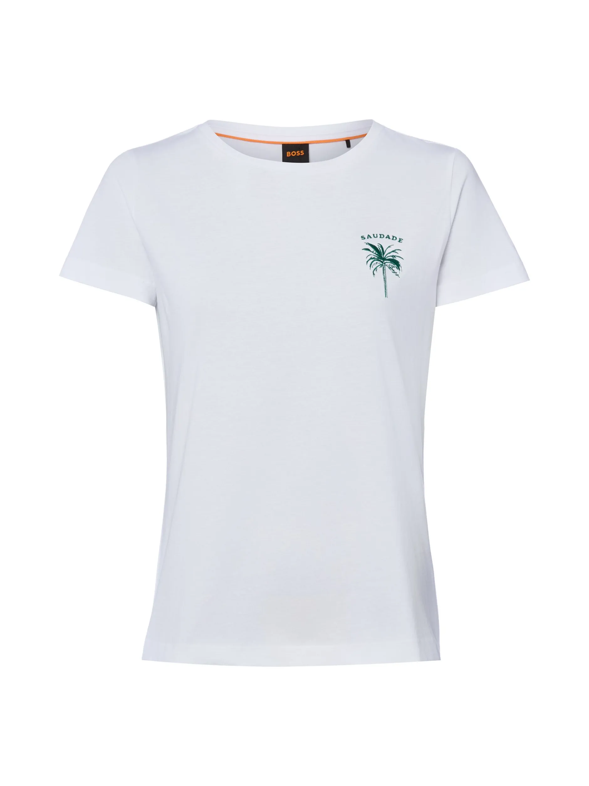 BOSS Orange Damen T-Shirt - Elove in weiß grün