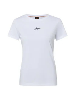 BOSS Orange Damen T-Shirt - Elove embro in weiß