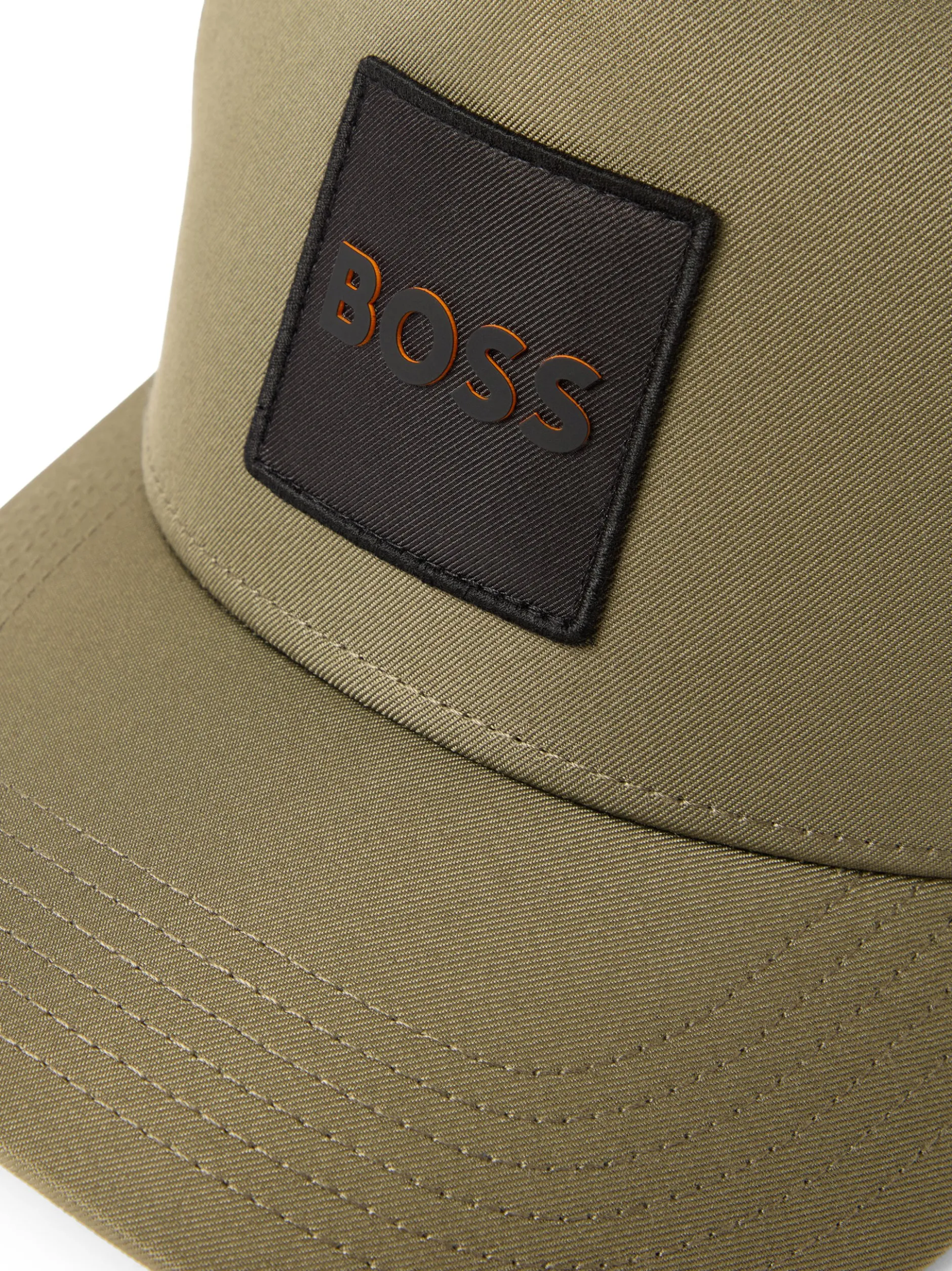 BOSS Orange Herren Baseball Cap - Elliot in oliv schwarz