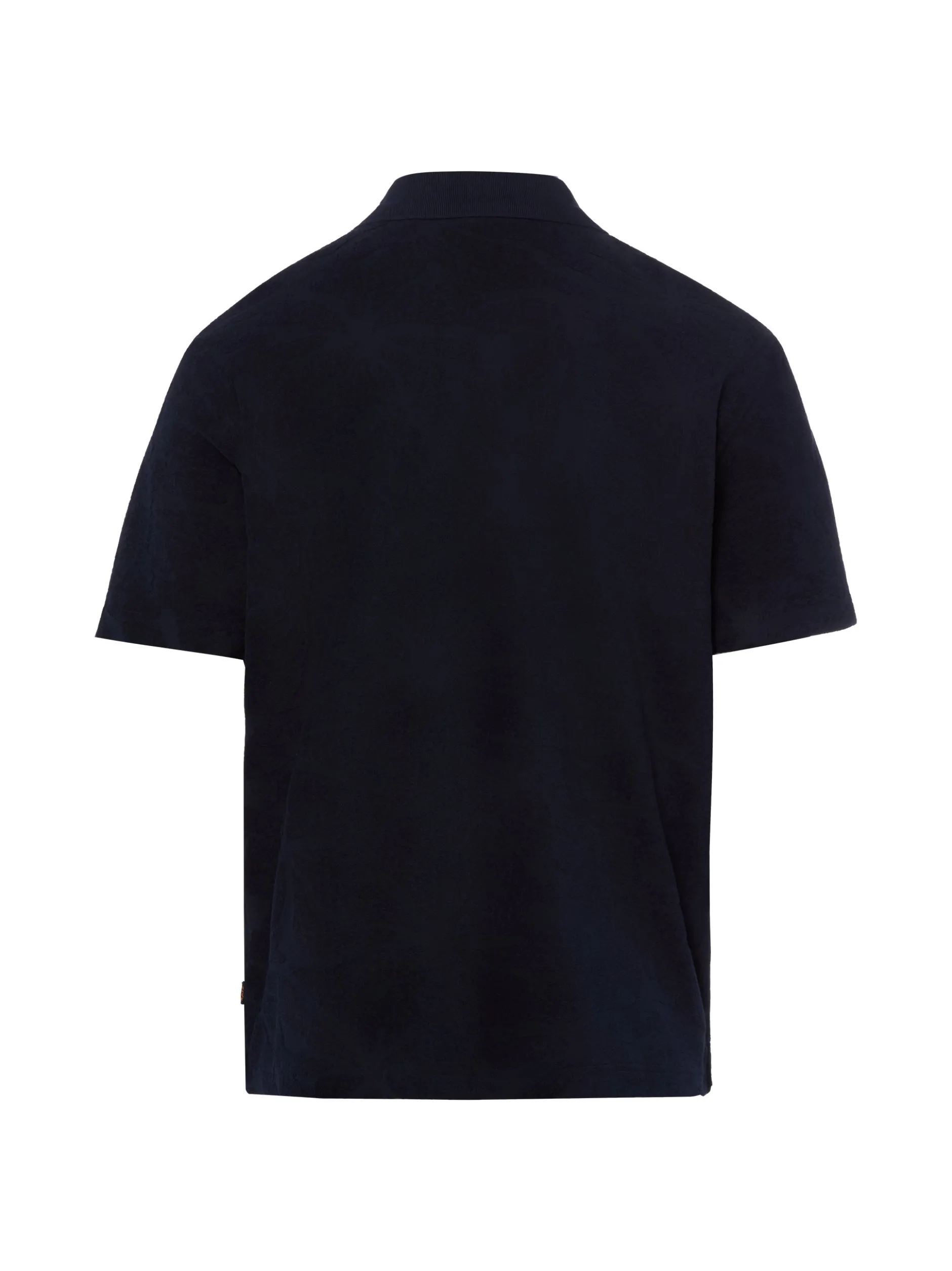 BOSS Orange Herren Frottee-Poloshirt - Pe_Flower in marine