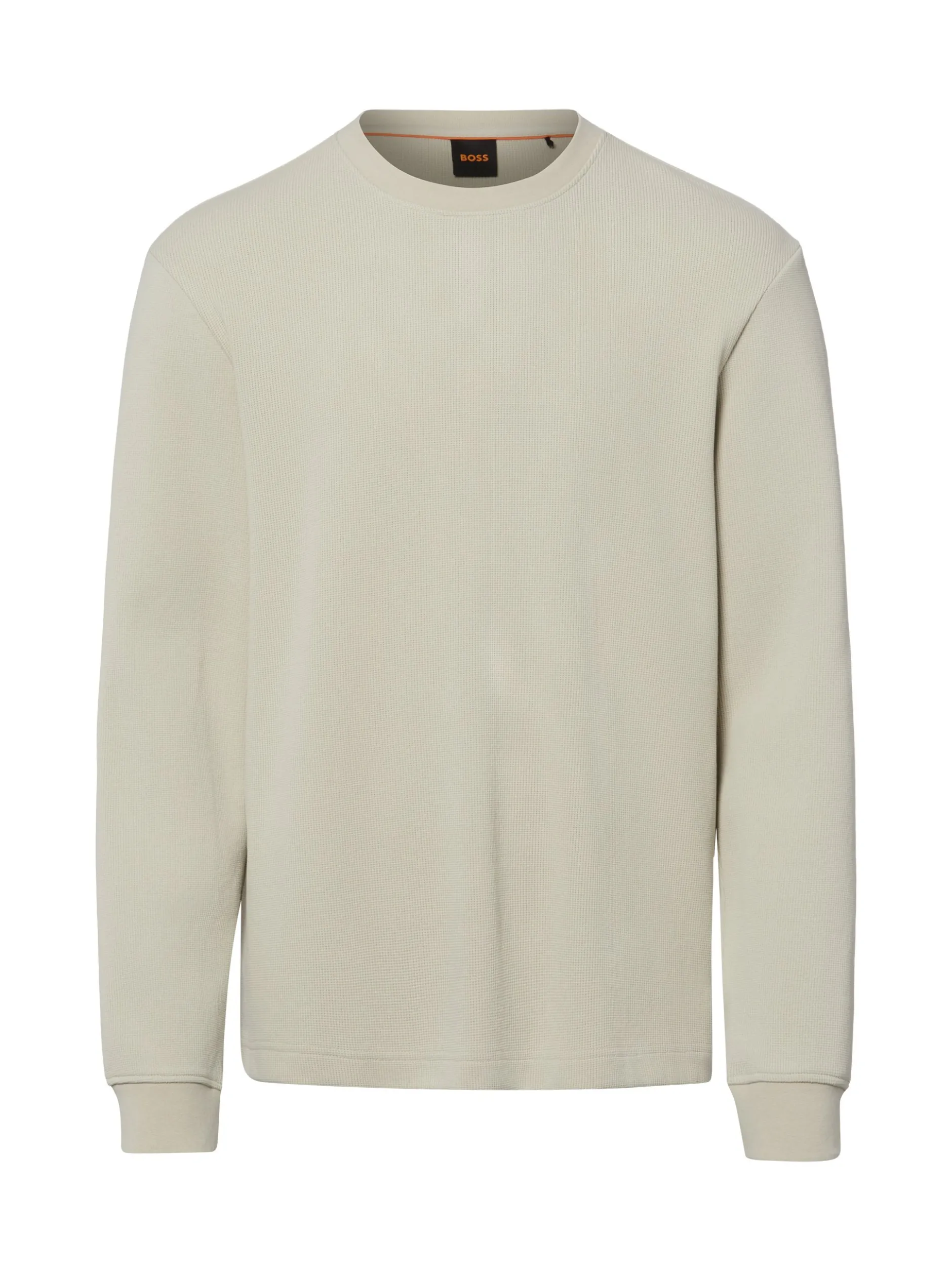 BOSS Orange Herren Langarmshirt - WE_Tempest in melange