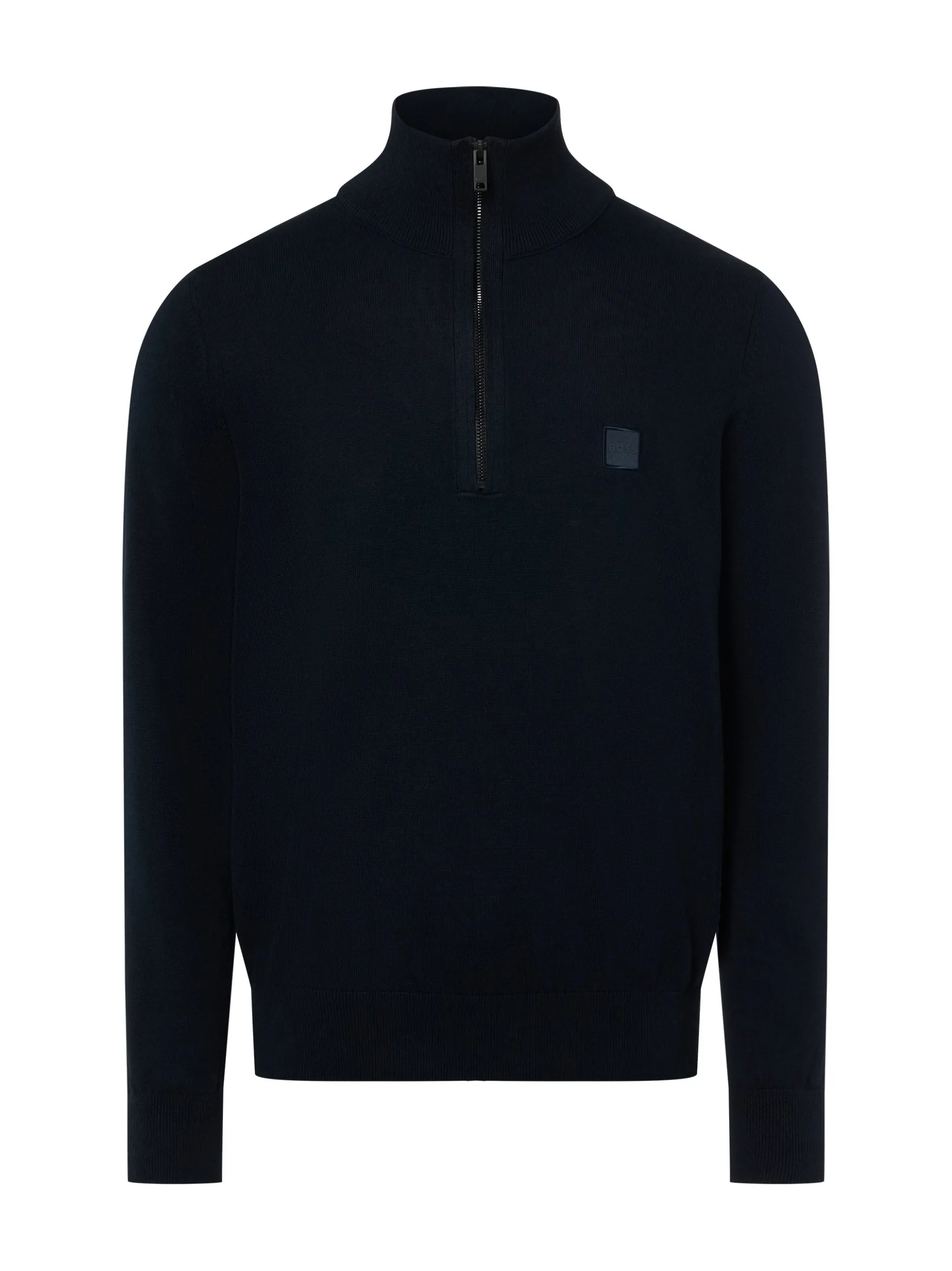 BOSS Orange Herren Strickpullover mit Cashmere - Kanobix in marine