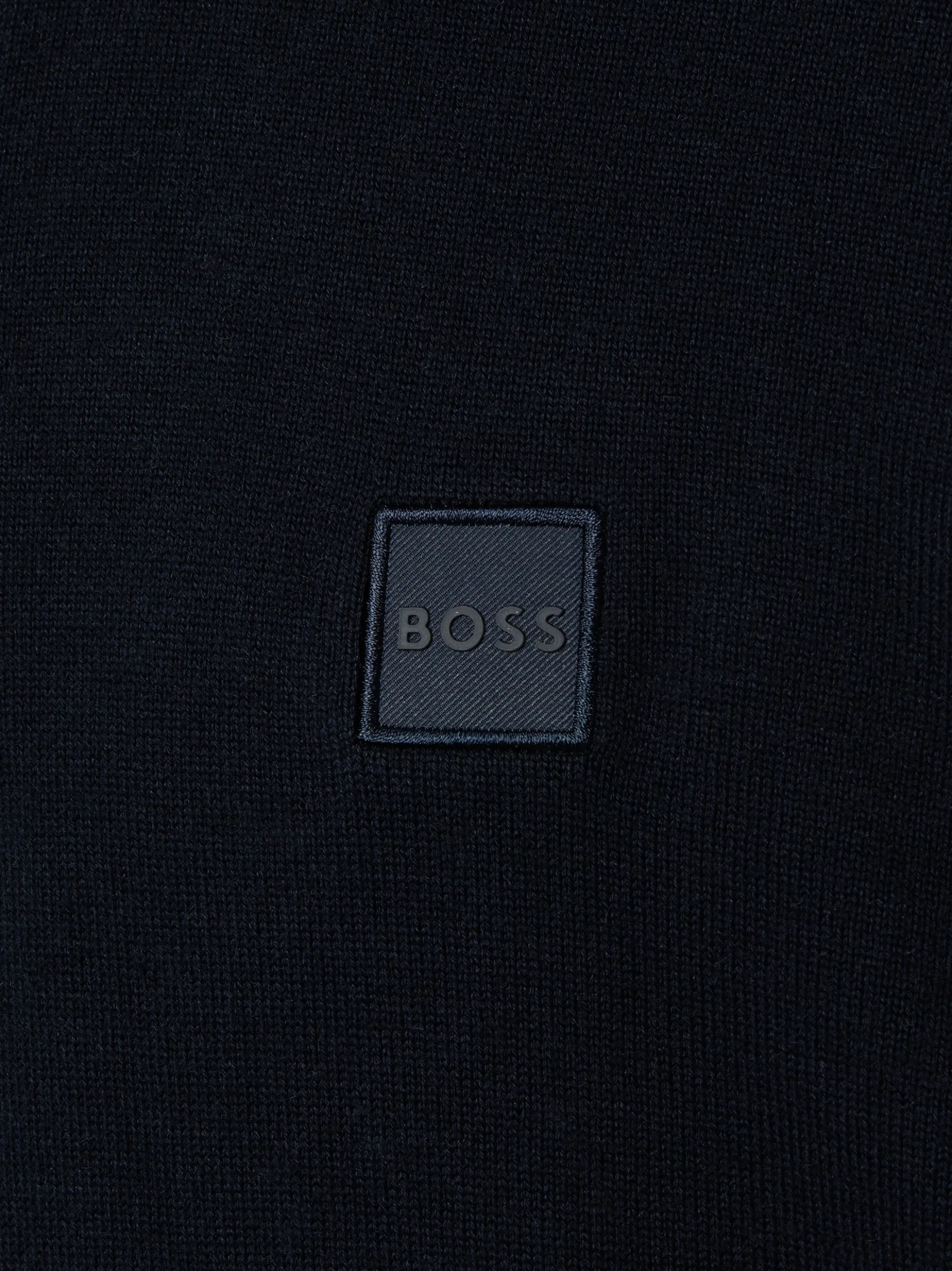 BOSS Orange Herren Strickpullover mit Cashmere - Kanobix in marine