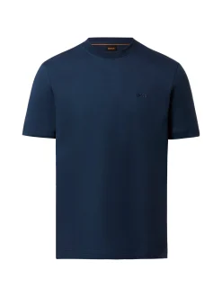 BOSS Orange Herren T-Shirt in marine - Ärmel: kurzarm