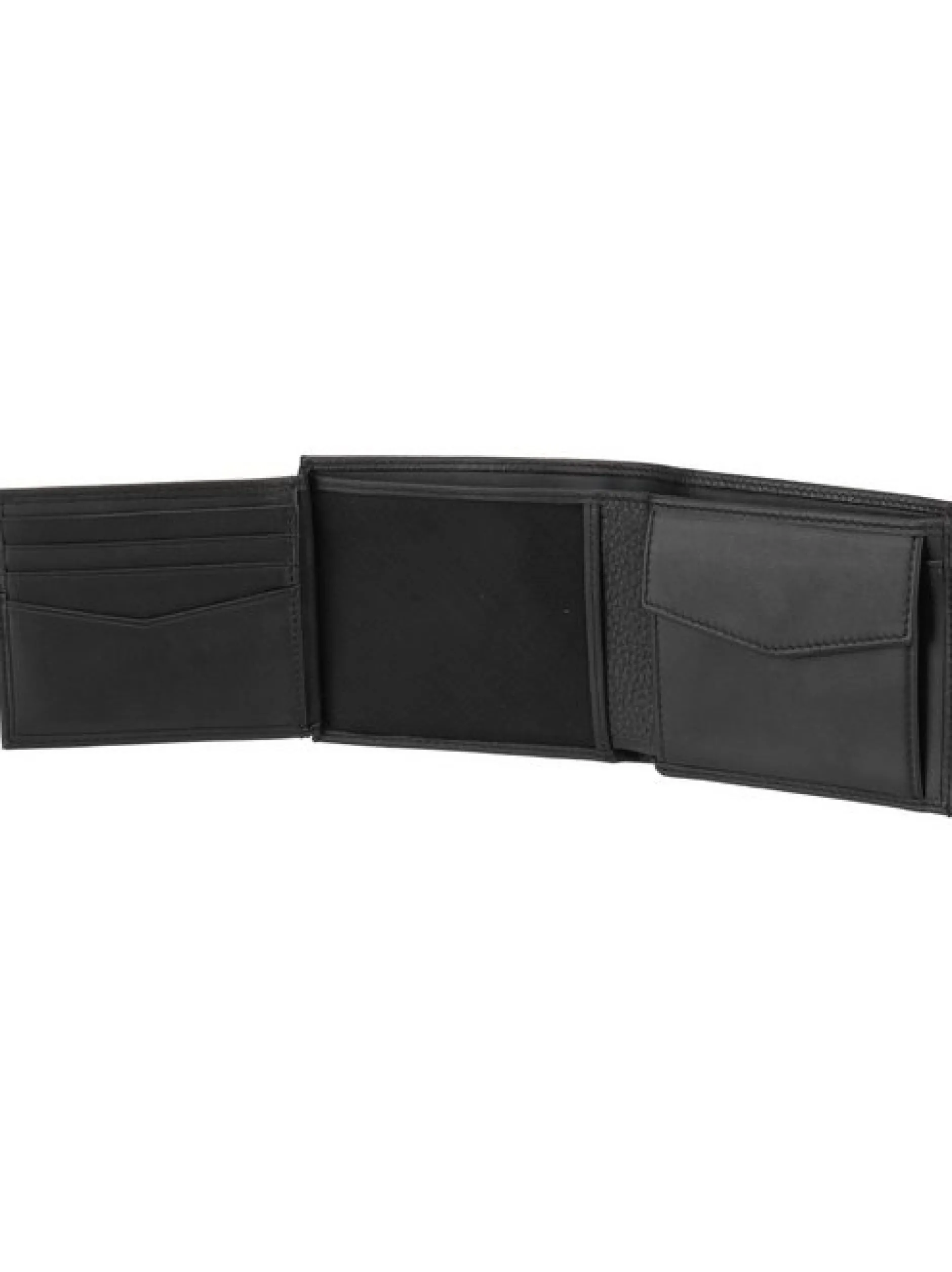 BOSS Unisex Geldbörse - New Crosstown in schwarz