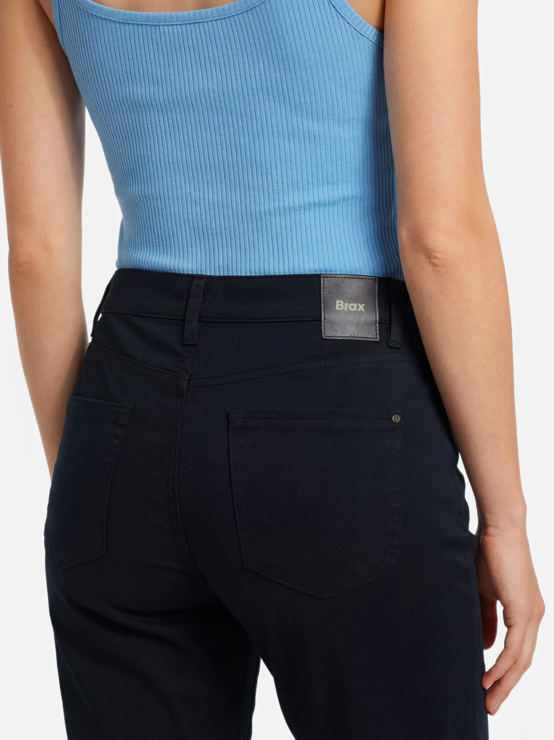 BRAX Damen Capri Hose - Mary C in marine