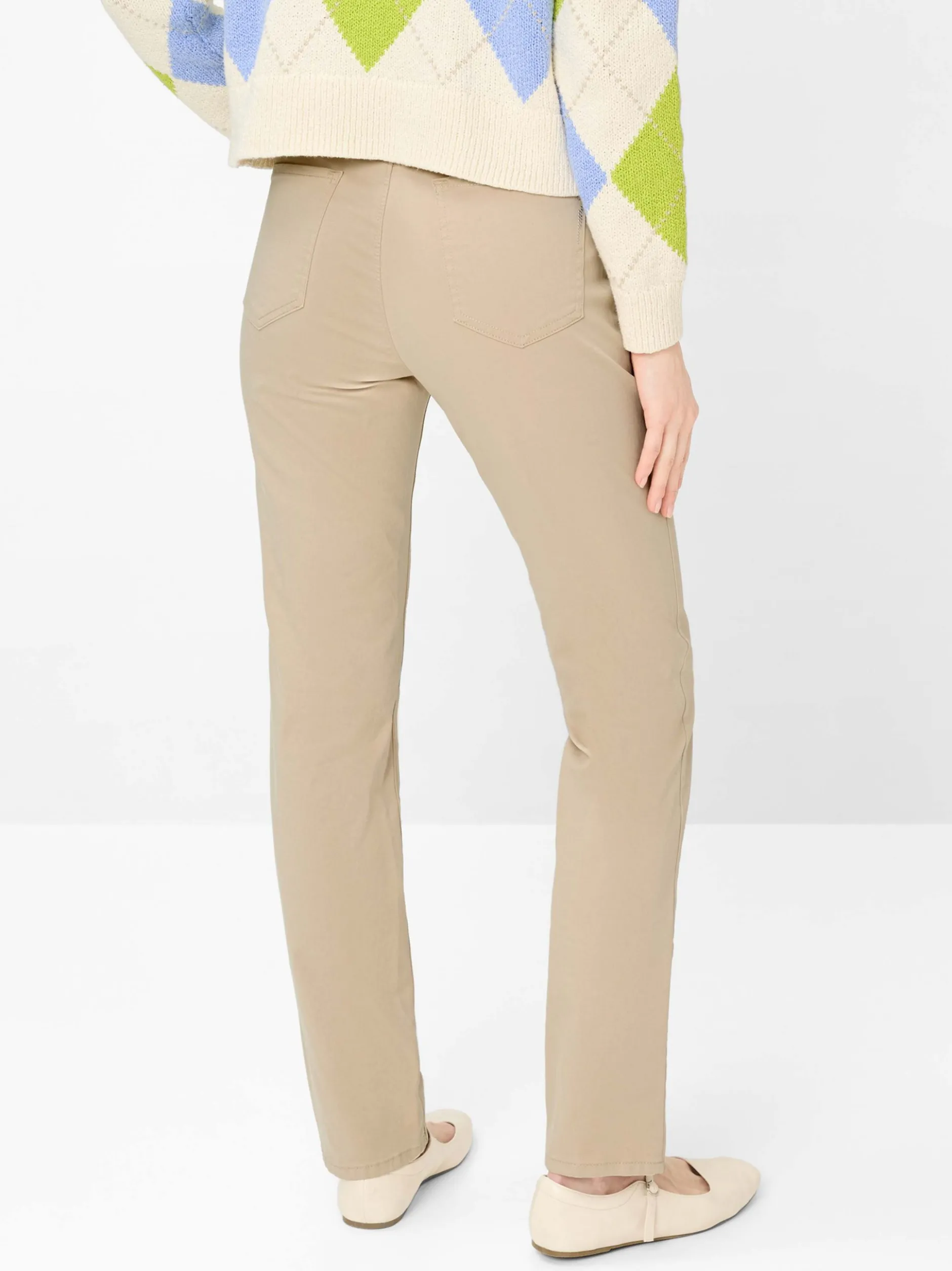 BRAX Damen Chino - Mary in beige - Länge: lang