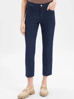 BRAX Damen Jeans in dark stone - Länge: verkürzt