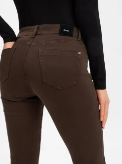BRAX Damen Slim Fit Jeans - Shakira in schoko