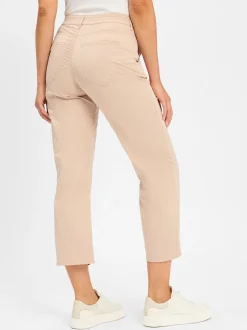 BRAX Damen Stoffhose in beige - Länge: lang