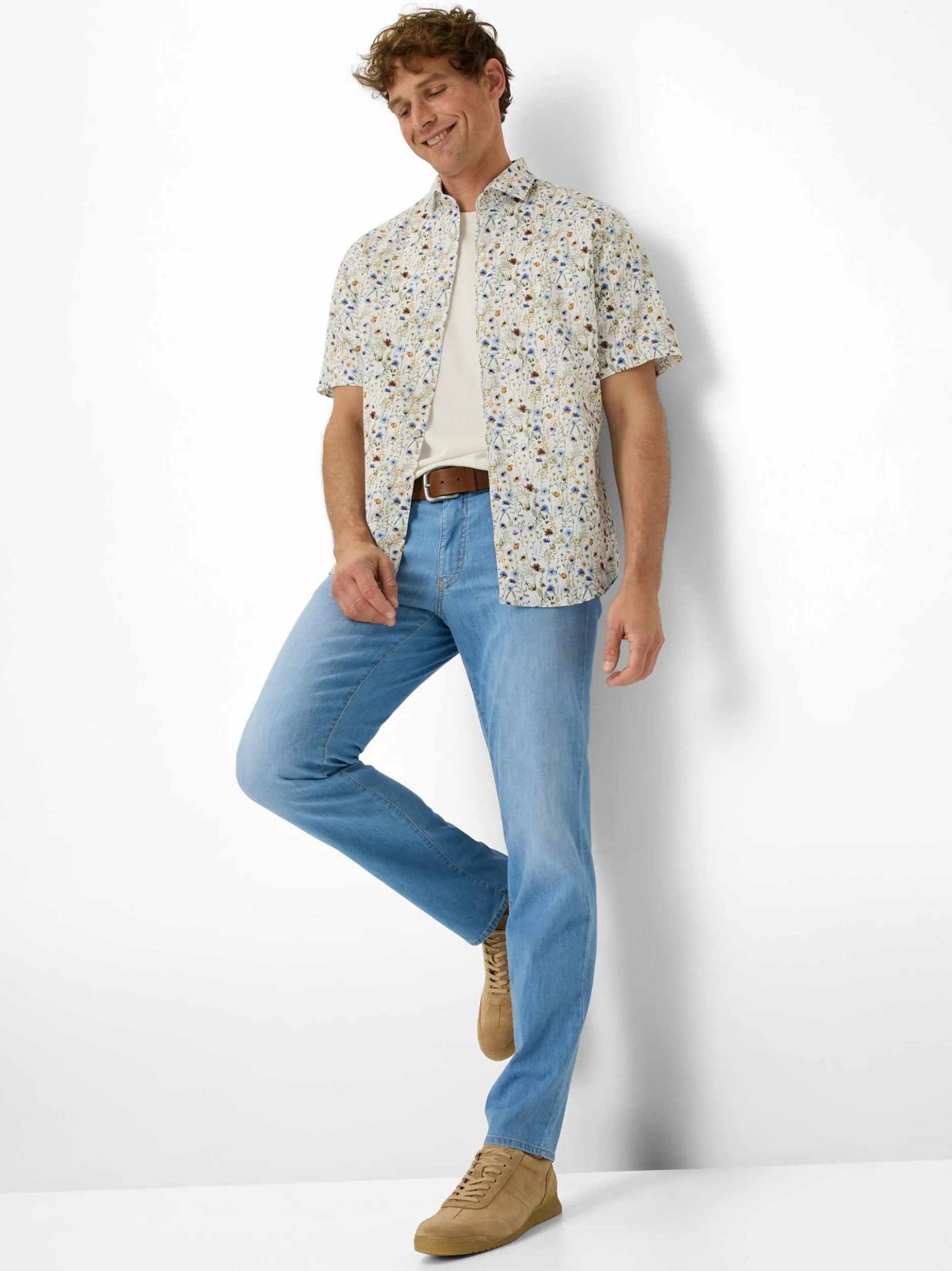 BRAX Herren Jeans - Cadiz in light stone - Länge: lang