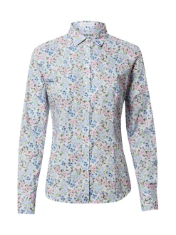 brookshire Damen Bluse in weiß mehrfarbig