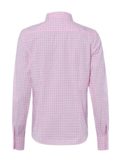 brookshire Damen Hemdbluse in rosa weiß - Ärmel: langarm