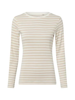 brookshire Damen Langarmshirt in kitt ecru