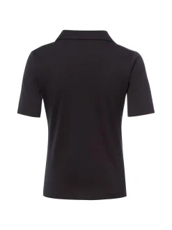 brookshire Damen Poloshirt in schwarz - Ärmel: kurzarm