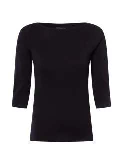 brookshire Damen Shirt in marine - Ausschnitt: U-Boot