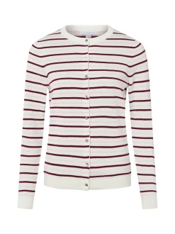 brookshire Damen Strickjacke in ecru altrosa