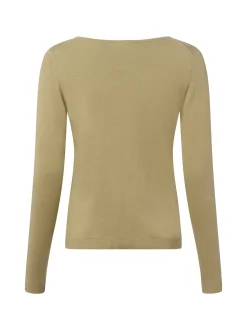 brookshire Damen Strick-Langarmshirt in schilf