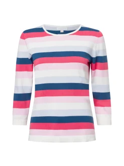 brookshire Damen Strickpullover in rosa mehrfarbig