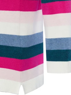 brookshire Damen Strickpullover in pink mehrfarbig