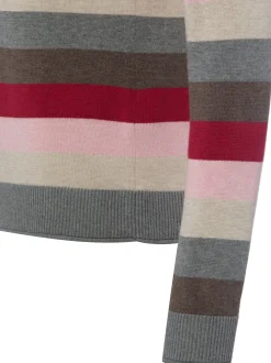 brookshire Damen Strickpullover in rot rosa
