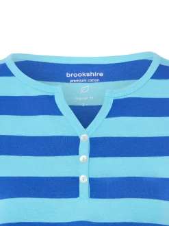 brookshire Damen T-Shirt in türkis royal